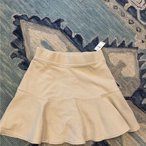 American Eagle Outfitters Cream Mini Skirt